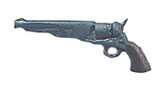 Dollhouse Miniature Navy Colt Handgun Dark Grip